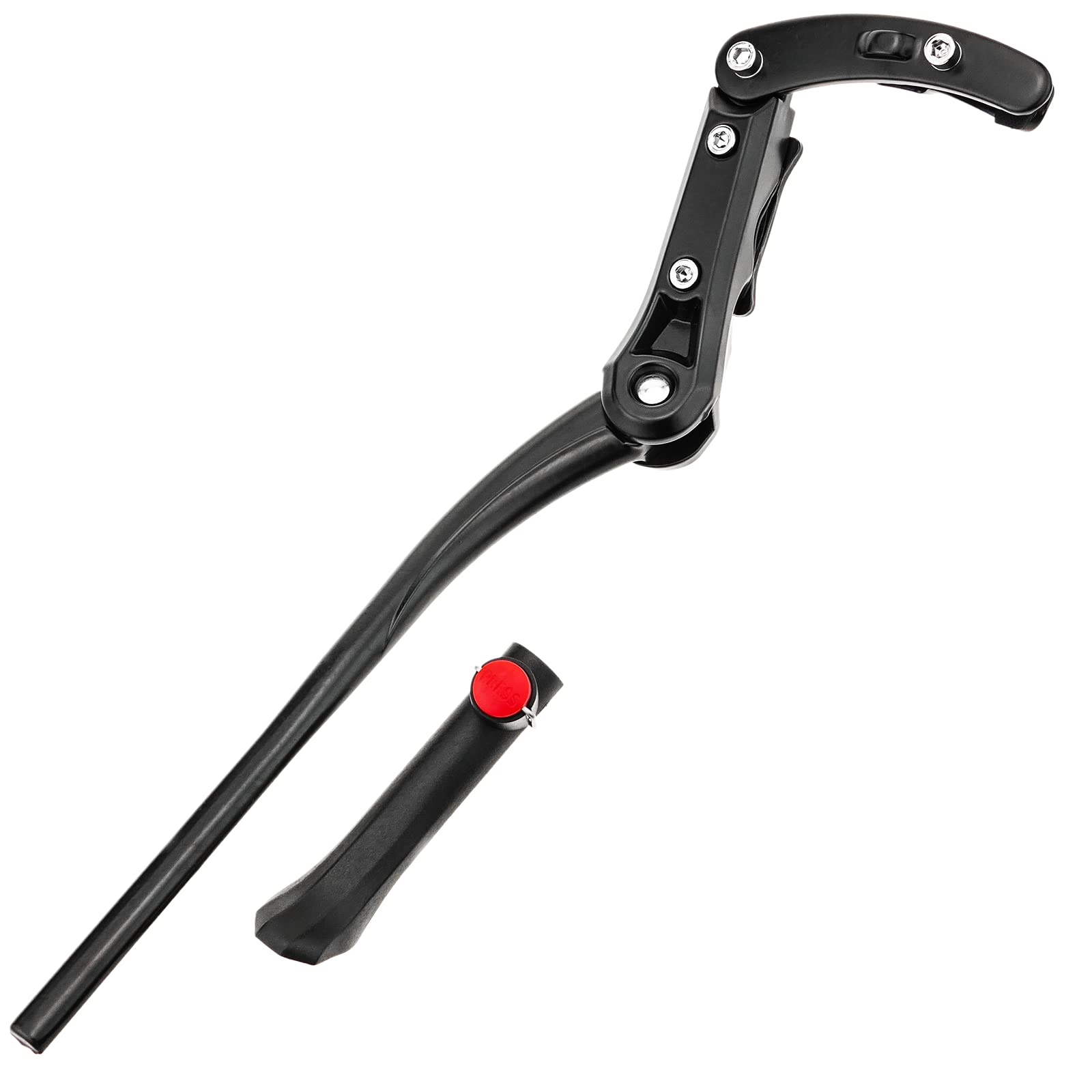 PrimeMatik - Fahrradstnder Hinterbau Seitenstnder Fahrrad Stnder  Hinterbaustnder 28-33 cm einstellbar : Amazon.de: Sport & Freizeit