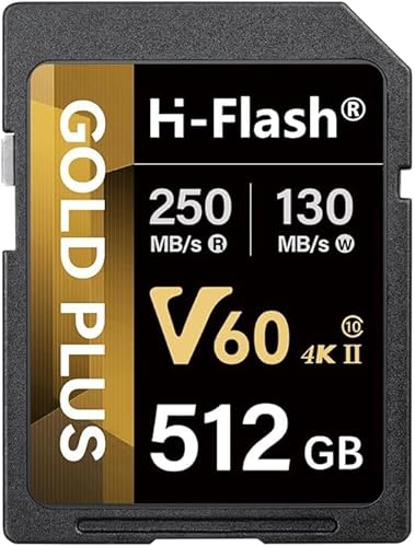 512GB SD V60 �������[�J�[�h ? �ǂݍ��ݑ��x 260MB/�b�A�������ݑ��x 200MB/�b | 4K/8K�AHDR�A360o �r�f�I�B�e�ɍœK | �J�����A�ʐ^�ƁA�R���e���c�N���G�C�^�[���������\SD�J�[�h (V60 sd card 512g