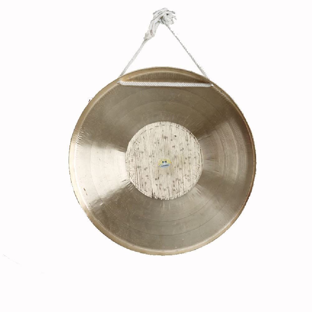"gong gong tibetano gong+tibetano Gong dal suono della tigre, gong acuto dal suono della tigre, gong basso dal suono della tigre, strumento gong dell'opera(Color:bass,Size:21cm)"