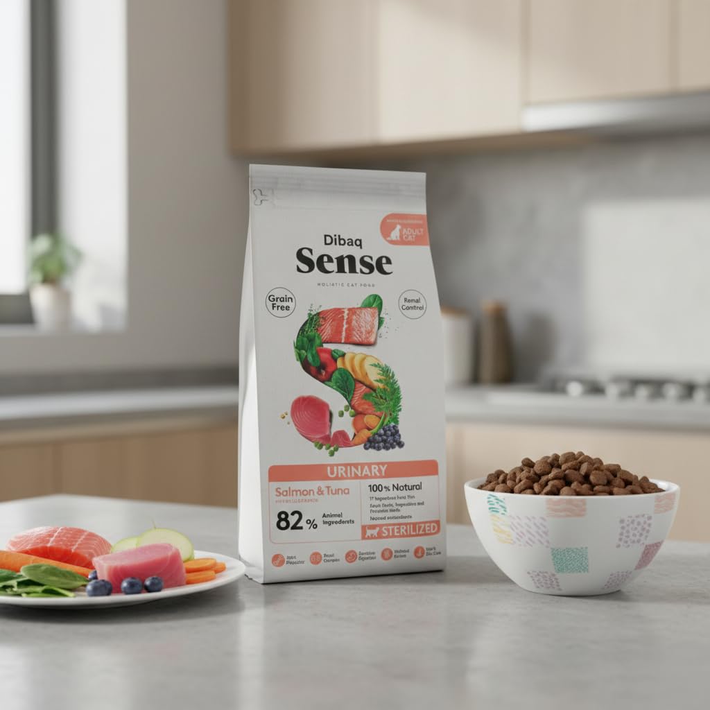 Dibaq Sense Grain Free Urinary Sterilisiert, Alleinfuttermittel für Katzen, getreidefrei, GVO‑frei, 6 kg