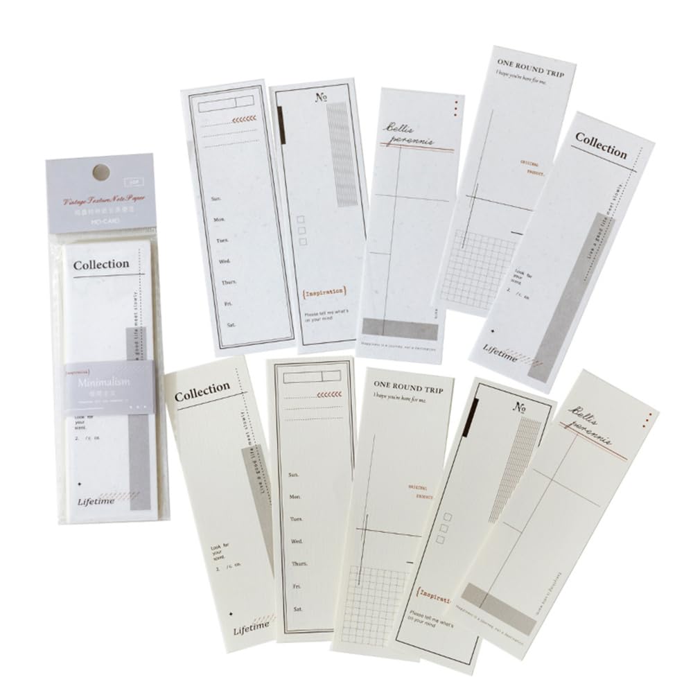 ZXMNBH Paper for Scrapbooking Kit Simple Notes Collage Diary Planner Materials Adults Junk Journaling Decor Supplies 30 Pcs/Pack