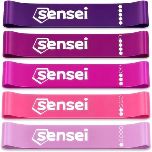 SENSEI® Bandas Elásticas Set – 5 Bandas de Resistencia de Látex N...