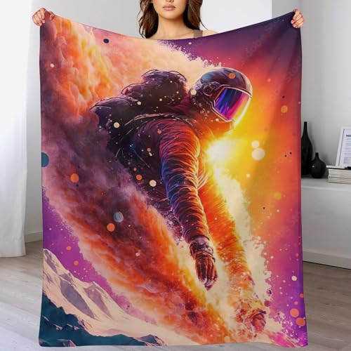Couverture en flanelle de snowboard plaid chaud 130x180cm - 2