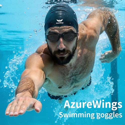 Image of Swim Goggles,2 Pack Swimming Goggles for Adult Men Women, No Leak Anti-Fog & UV, Wide Visio HD Mirror PC Lens