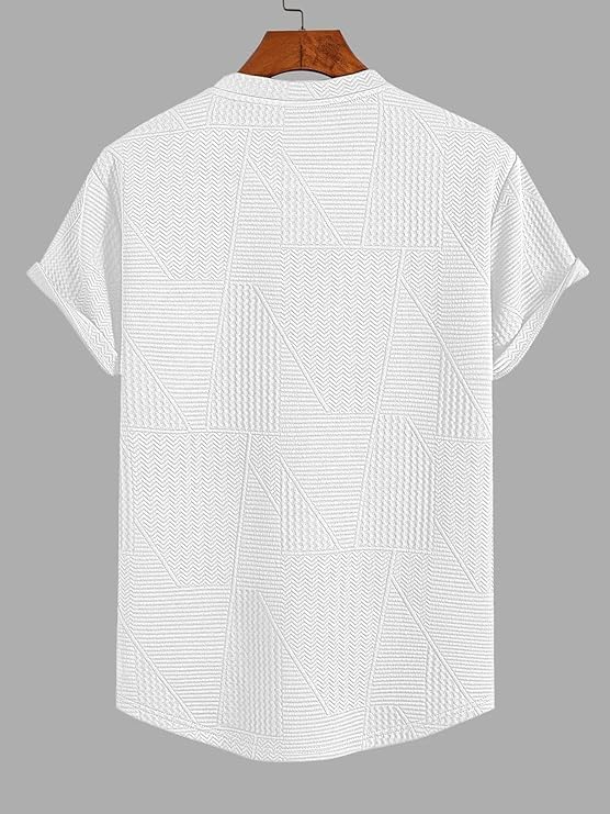 Image of GRECIILOOKS T Shirt for Men Poly Cotton | Textured Oversized Fit Man t-Shirt | Round Neck Half Sleeve Men t-Shirt's (Available in Plus Size)