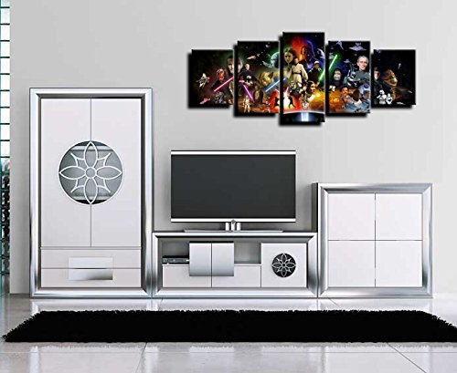 Wandbild - Star Wars, Darth Vader, 165 x 62 cm, Holzdruck - XXL Format - Kunstdruck, ref.26021