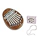 8 Key Mini Kalimba exquisite Finger Thumb Piano Marimba Musical good accessory Pendant Gift for Adults and Beginners,Pocket Musical