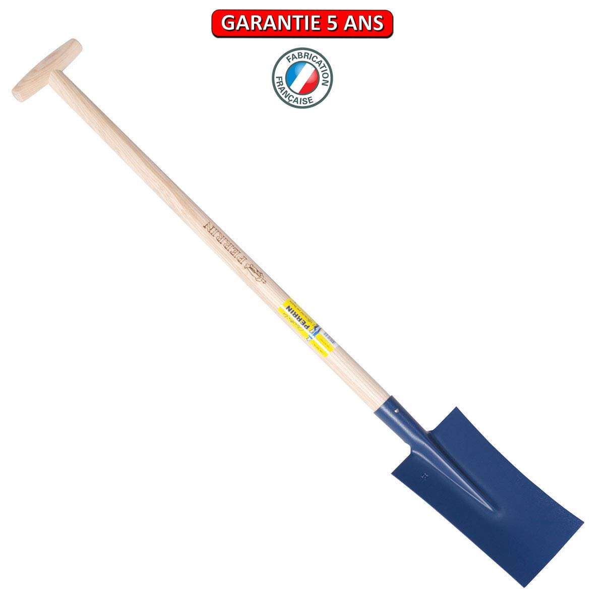 Outils perrin Nord Bêche Classique Emmanché Béquille Tournée 95, 28cm Largeur