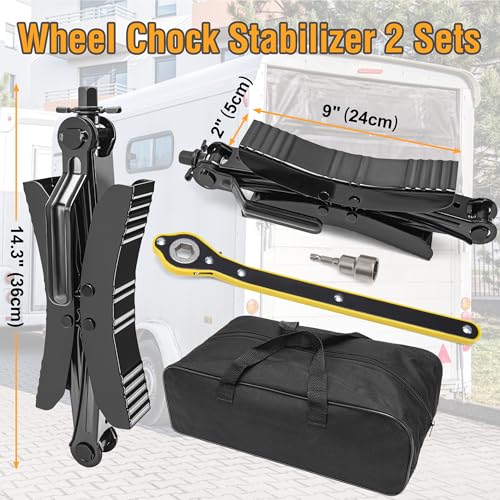 Lezcufer X-Shaped RV Stabilizer Chock