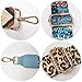Hibate Adjustable Replacement Purse Straps Guitar Shoulder Strap Crossbody Bag Straps for Women's Handbags - Wide 3.8cm
