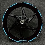 Sa forme et sa taille sont spécialement conçues pour les jantes de moto. Ce design unique apporte une touche d'élégance à votre moto et vous permet d'affirmer votre style à chaque trajet.