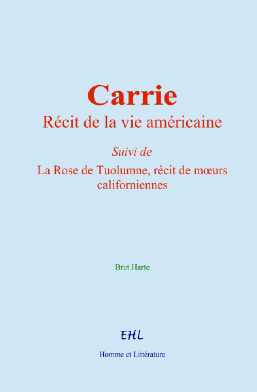 Carrie, récit de la vie américaine