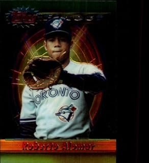 1994 Topps Finest Baseball Card #205 Roberto Alomar