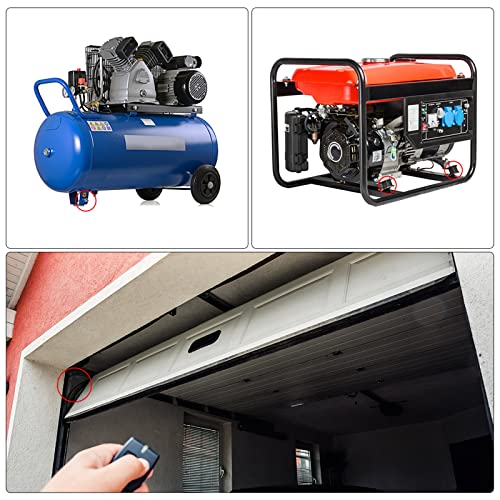 Foto von sourcing map 4Stk. Gummilager M10 Außen-/Innengewinde Schwingungsisolator Stoßdämpfer D50mmxH30mm