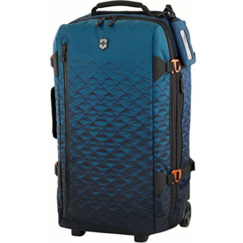 Victorinox VX Touring Wheeled Duffel with TSA Approved Locks, Dark Teal, Checked, Medium (26