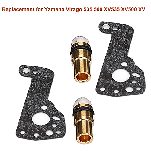 Vergaser-Reparatur-Kit Vergaser-Kit Ersatz für Yamaha Virago 535 500 XV535 XV500 XV Vergaser-Reparatur-Kit mit Kolbenkolben-Absperr-Schwimmernadel-Teilen