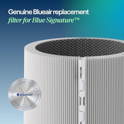 Image of BLUEAIR Blue Signature Large Genuine Replacement Filter for Large Model Air Purifier, Patent-Pending Air Purifier Filter, Removes Pollen, Dust, Smoke, Pet Hair & Odors