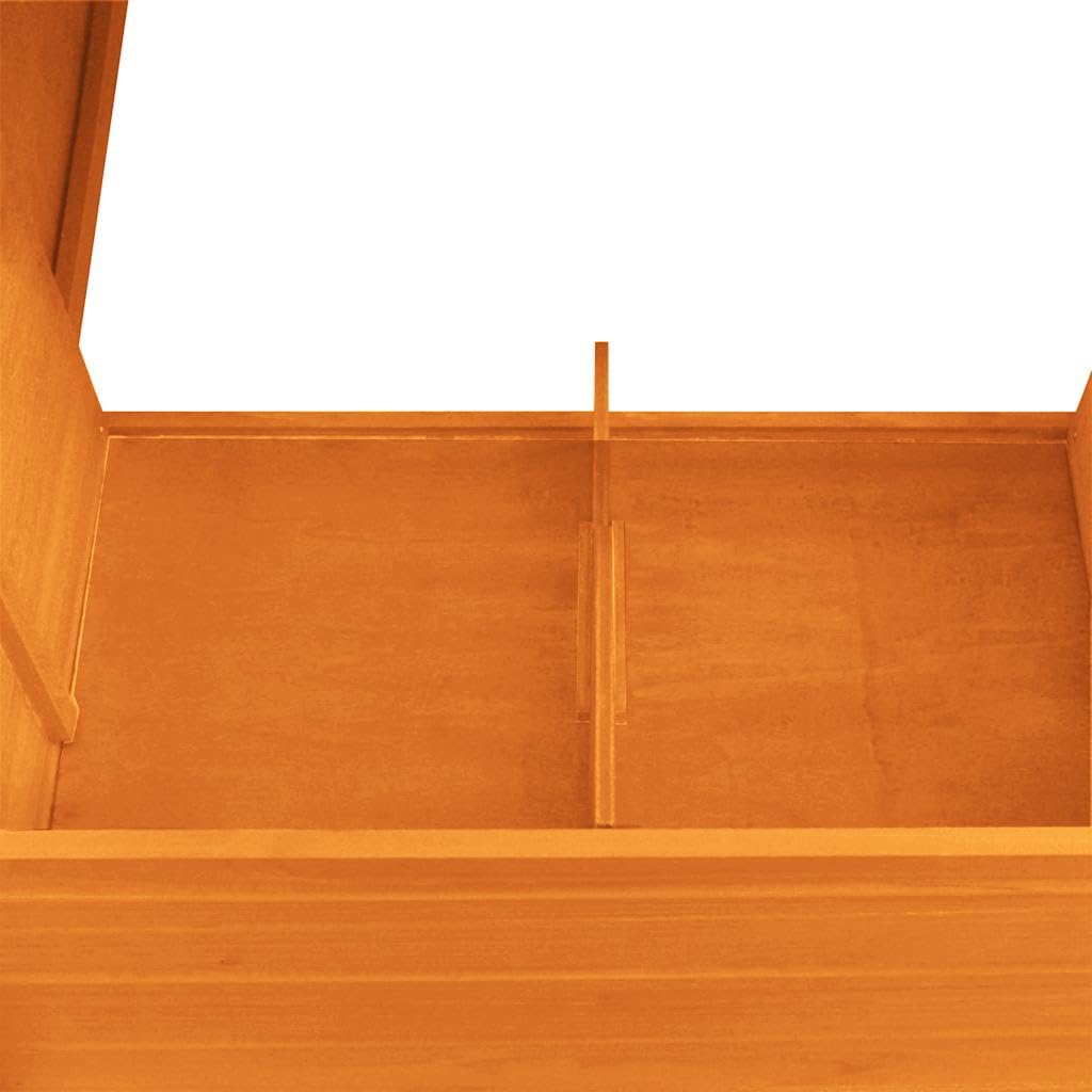 Gallinero exterior de madera de pino con techo verde impermeable, Rampa de acceso, pajarera, jaula de huevos y bandeja deslizante para pollos