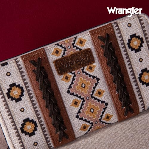 x wrangler wristlet western wallet boho aztec credit card holder for women