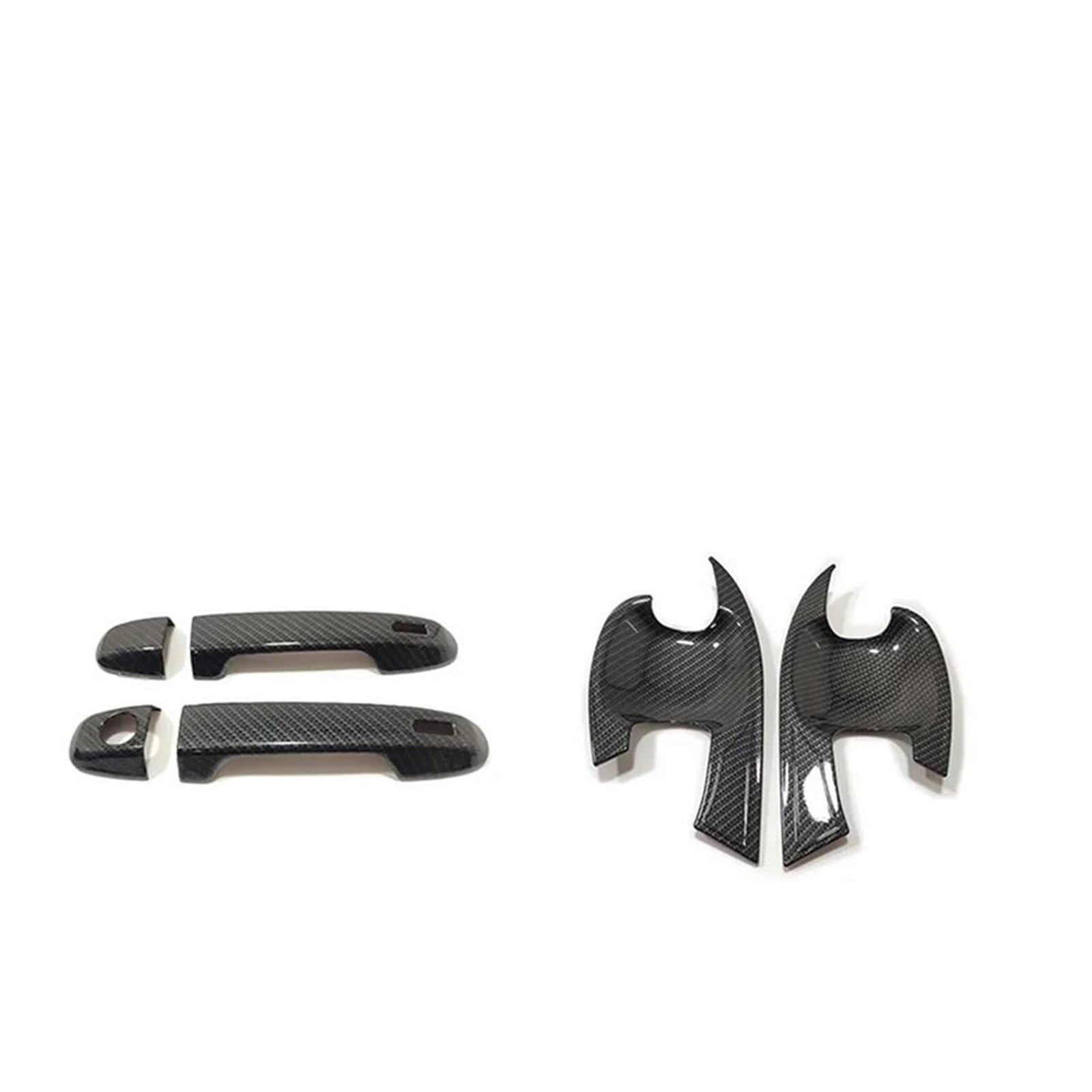 CAVINBDZ for Toyota for C-HR CHR 2017-2020 Car Exterior Door Handle Bowl Cap Decoration Cover Trim (Carbon 2)