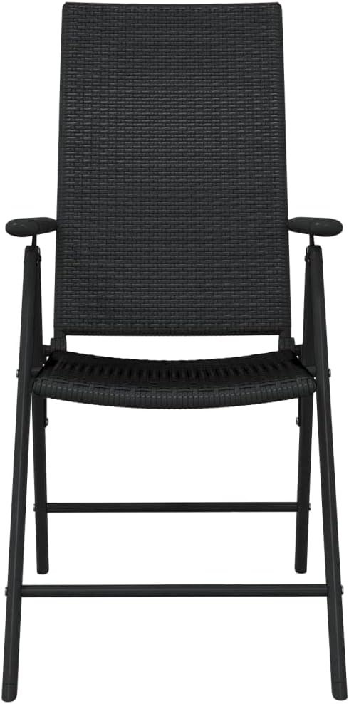 7 Piece Patio Dining Set,Patio Decor,Backyard Decor,Conversation Furniture,Rattan Furniture,Casual Table Chairs,Perfect for Patio, Garden, Porch,Family Room,Sitting Area, Black