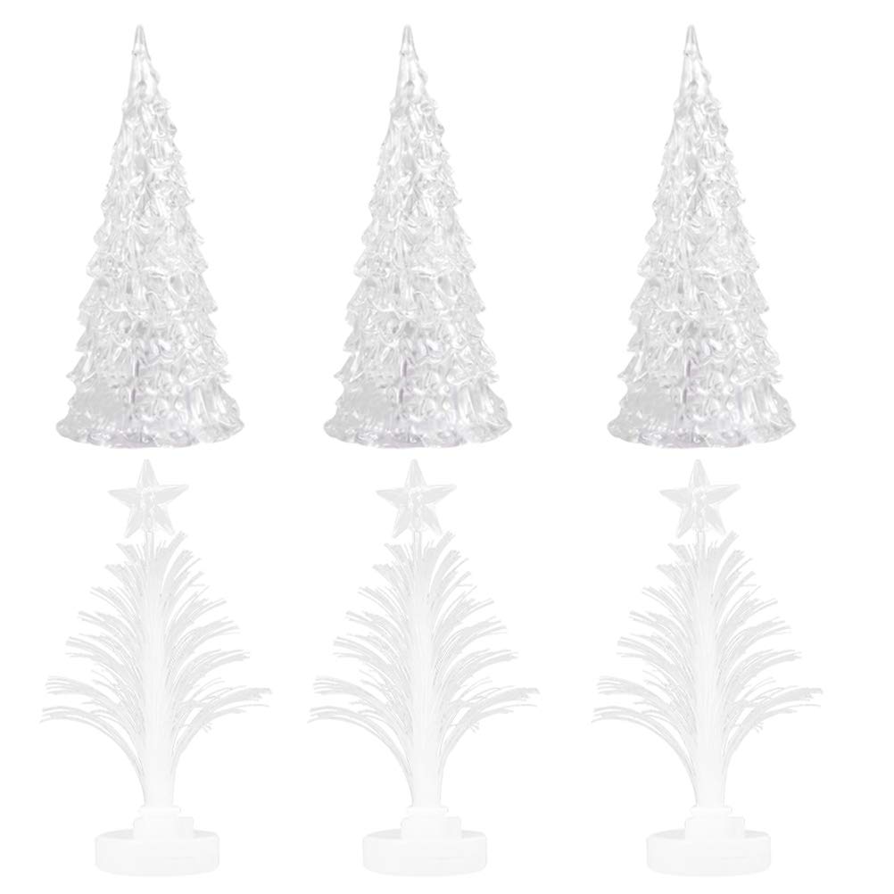 5pcs Christmas Tree Prop Christmas Tree for Decor Creative Christmas Tree Christmas Prop Colorful Tree