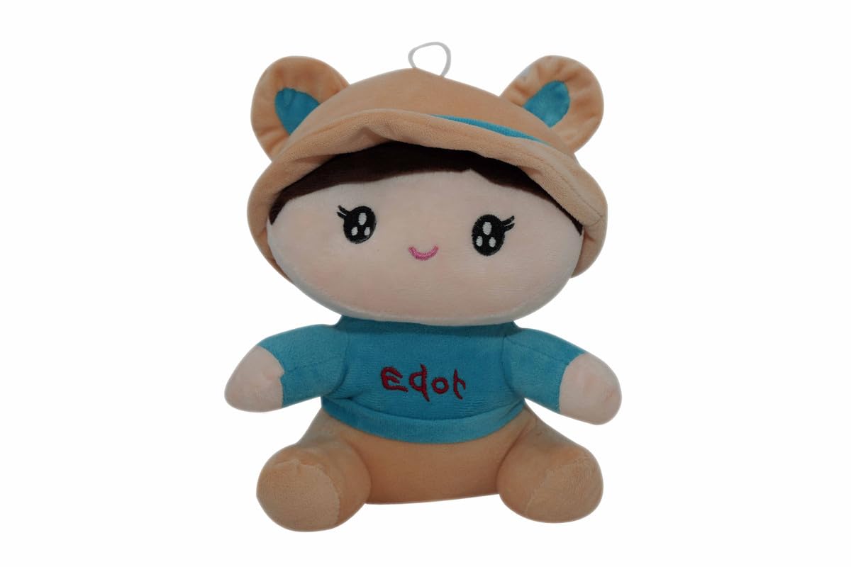 HELLO BABYHELLO BABY boy with a Cap | Blue Cap boy Plush Toy | Huggable Super Soft Plush, Cuddly Toy for Kids, Washable & Safe Stuffed for Birthday (Color: Blue; Size: 24 cm)