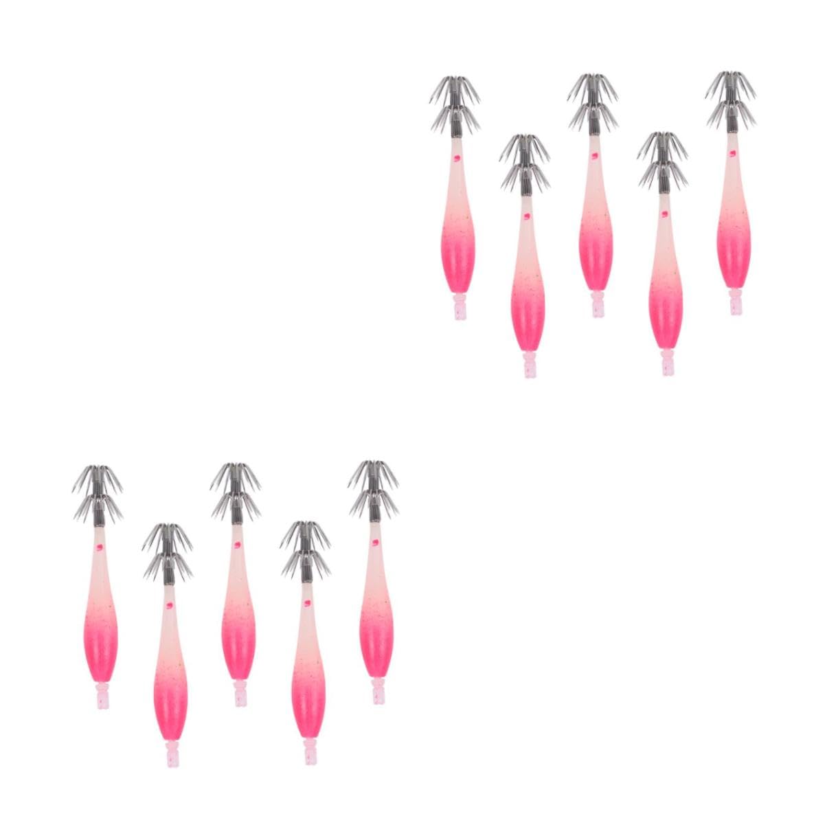 TOYANDONA Hameçons De Pêche Lumineux Leurres pour Truites Jigs Cuillers Triples Artificiels pour Brochettes pour Bar Pinces À Eau pour Aquarium pour Brochets Hameçons Lumineux