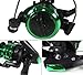 Vivoice Fishing Reel Small Spinning Reesl Ultralight Spinning Fishing Reel for 200 (Green)