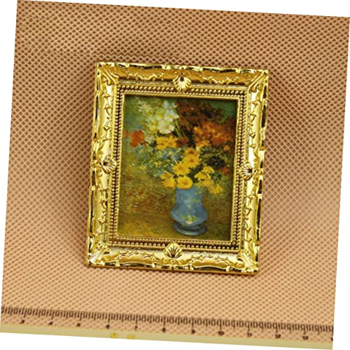 COHEALI 4 Pçs Bonecos Para Crianças Brinquedos Em Miniatura Miniture Móveis De Casa Mini Pintura A Ó