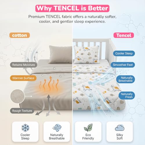 Image of BAYBEE Baby Blanket for Newborns with Pillow, Patented Cooling Technology, Ultra-Soft & Breathable Comforter for Infants, Baby Gift for Girls & Boys (Cloud Cottage)