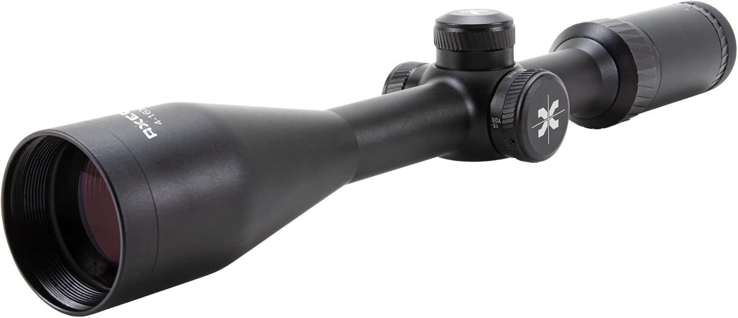 Axeon 4-16x44 SF Hunting Mil-Dot Rifle Scope, Black, One Size