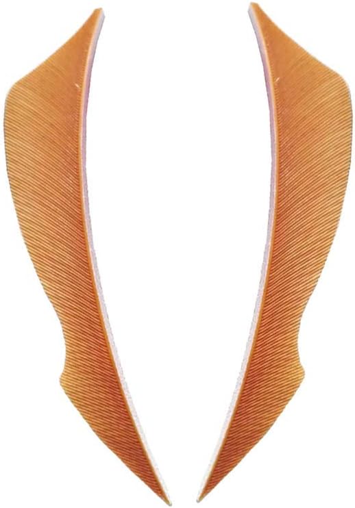 AMEYXGS 4 Inch Arrow Feather Right Wing Shield Arrows Feather DIY Archery 50pcs Solid Color Feather Vanes Outdoor Hunting Archery