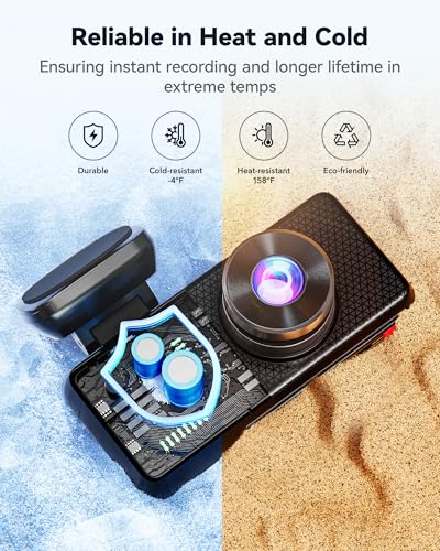 undefined REDTIGER F17 Elite 4K 3 Channel Dash Cam, STARVIS 2 IMX678 & IMX675, 128GB Card, Full Night Color, 4K+2.5K+1080P Front and Rear Inside, Touch Screen, Voice Control, 5GHz WiFi 6, GPS, HDR, Parking Mode の商品画像 7