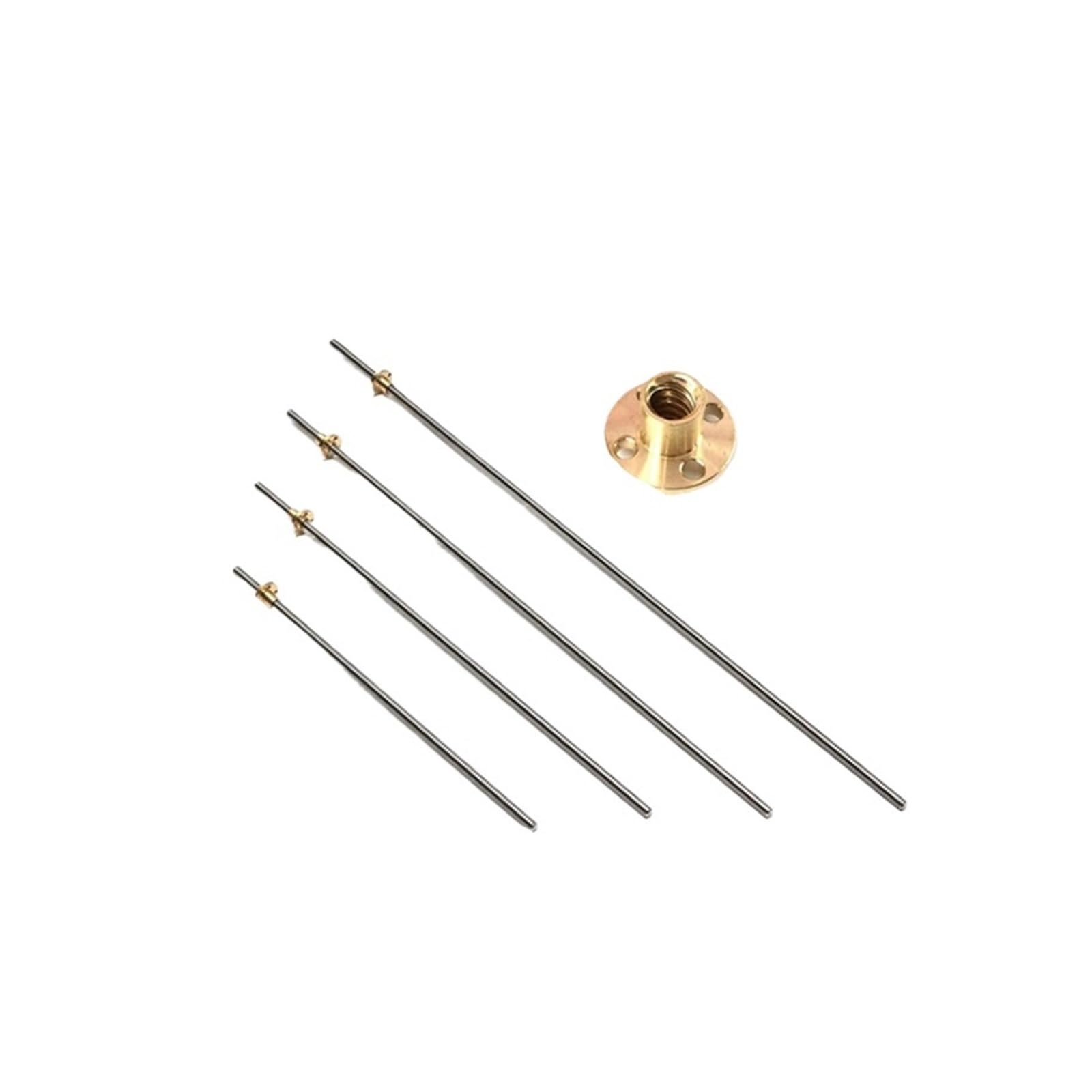 Vis à Billes avec écrou Vis mère T6 Pas de 1 mm Pas de 1 mm Diamètre extérieur 6 mm Longueur 100-1000 mm avec écrou en Laiton Vis trapézoïdale(250mm)
