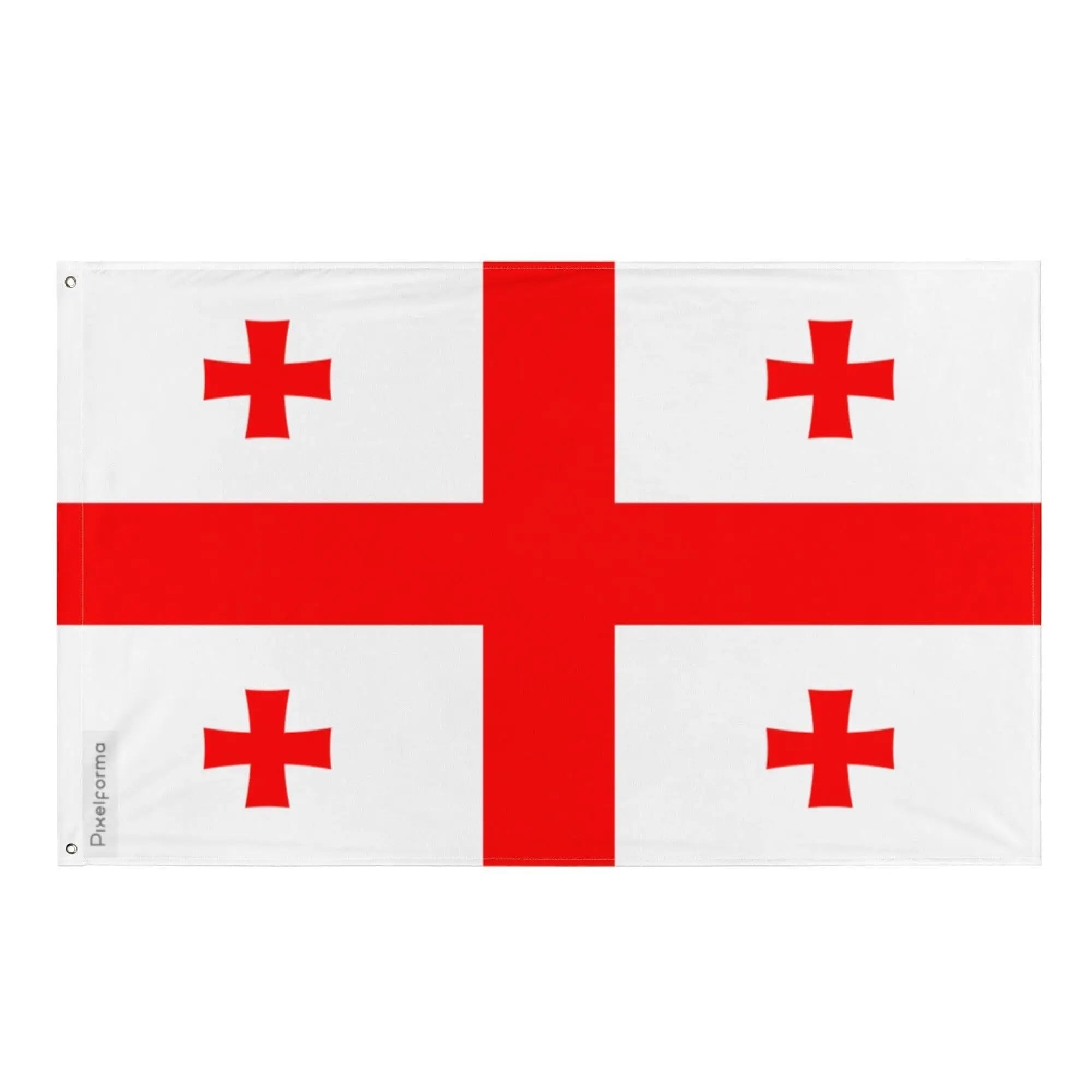 Drapeau de la Géorgie Pixelforma en polyester résistant avec 2 œillets en fer - 4