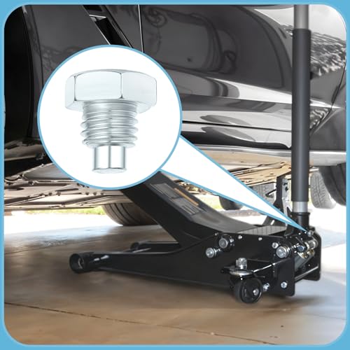 Image of 3Pcs Horizontal Floor Jack Parts Pressure Rod Fixed Screw for Hydraulic Top Handle, Stainless Steel Jack Rod Extension Screws Accessories for Car Floor Jacks