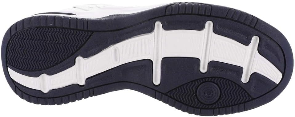 Skechers Sport Durham Men's Sneaker, 11 X-Wide, White-Navy - Image 4