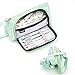 Produktbild Shager - 1pcs Federmäppchen Rosa Groß Mädchen Teenager 3 Fach Pink, Große Kapazität Briefpapier Pouch Stifteetui Mäppchen Waschbar DuPont-Papier, 19.5 * 8 * 11CM (Grün)
