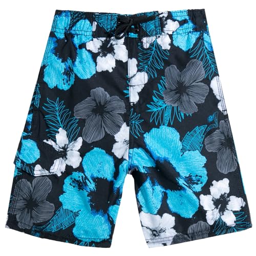 Image of Kanu Surf Boys' Terrapin Turtle Quick Dry Beach Board Shorts Swim Trunk