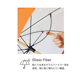 Amazon.co.jp: ビコーズ because 長傘 63cm ビニール傘 雨傘