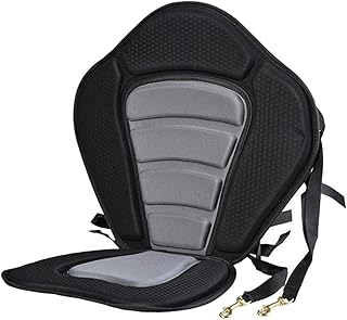 LTLCLZ Kayak Accessories Kayak Seat Padded Canoe Back Rest Support Soft Cushion Backrest For Fishing Boat Adjustable Backrest