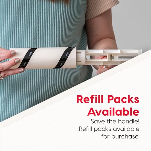 Rouleau anti-peluches extra collant pour poils de chat, brosse adhésive vêtement et textile