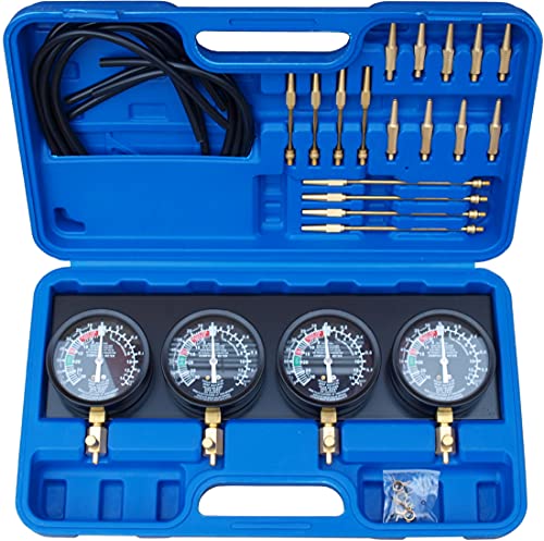 CARMAX Vergaser Synchrontester 4 Synchronuhren Synchrontestgerät Tester - einstellen