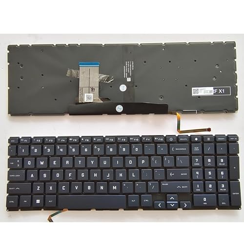 US Keyboard For HP for Victus 15-fa 15-fa0000 15-fa0031dx 15-fa0032dx 15-FA0010NR 9 16T-D 16-R 16-S TPN-C169 C170 Q278(Blue back