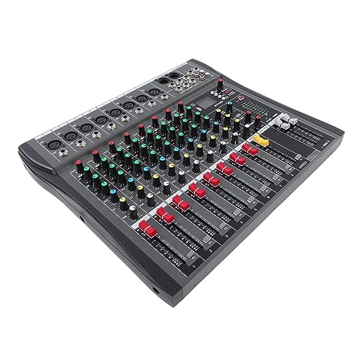 8 Channel Professional Sound Mixer Detector Debugger Bluetooth Sound Mixer AC100?240V