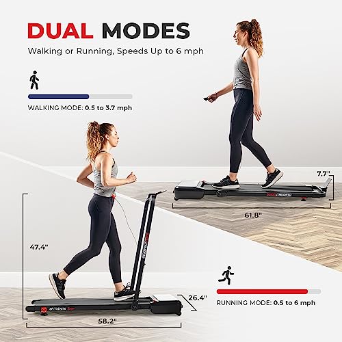 Image of Sunny Health & Fitness Treadpad Low Profile Treadmill Walking Pad