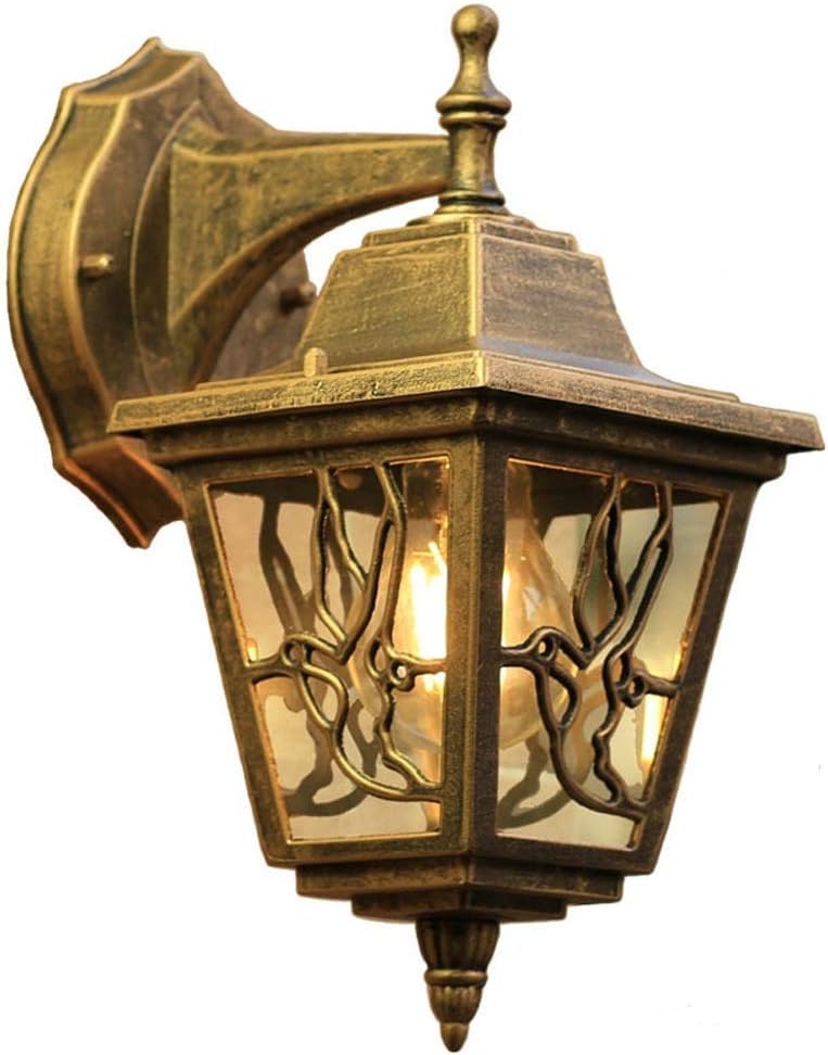 Luminaire avec abat-jour en verre pour sécuriser et éclairer l'entrée