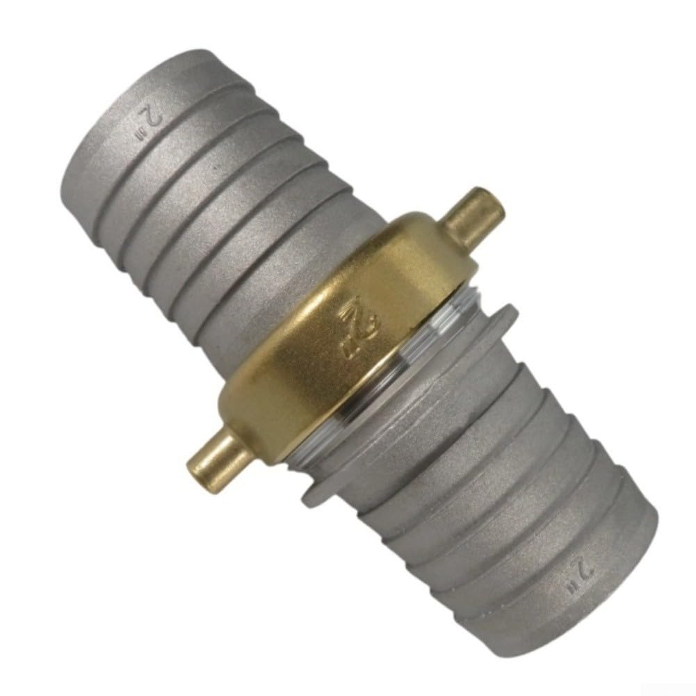 Conector Manguera Aluminio con 4 Abrazaderas Antióxido(1.5inch)