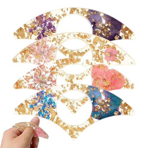 Support de page de livre haut de gamme en résine florale fait main